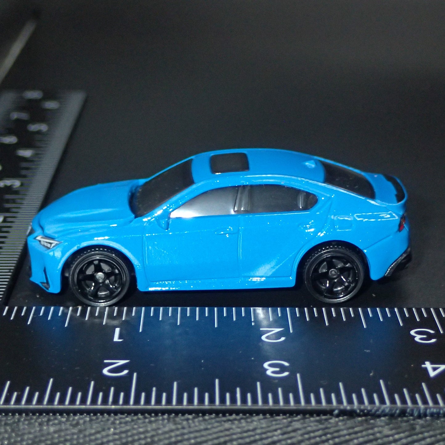 2022-2025 LEXUS IS 500 F SPORT BLUE 4 DOOR 1/64 SCALE DIORAMA DIECAST MODEL CAR