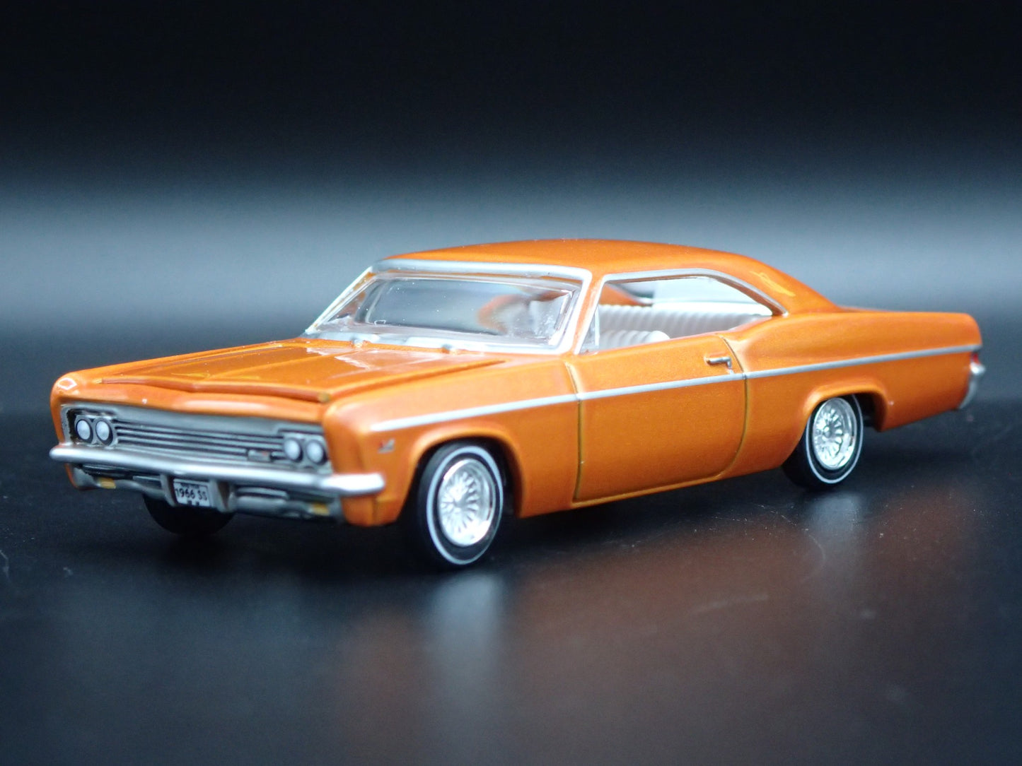 1966 66 CHEVY CHEVROLET IMPALA SS LOWRIDER 1:64 SCALE DIORAMA DIECAST MODEL CAR