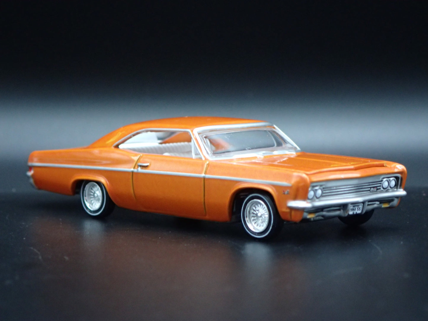 1966 66 CHEVY CHEVROLET IMPALA SS LOWRIDER 1:64 SCALE DIORAMA DIECAST MODEL CAR