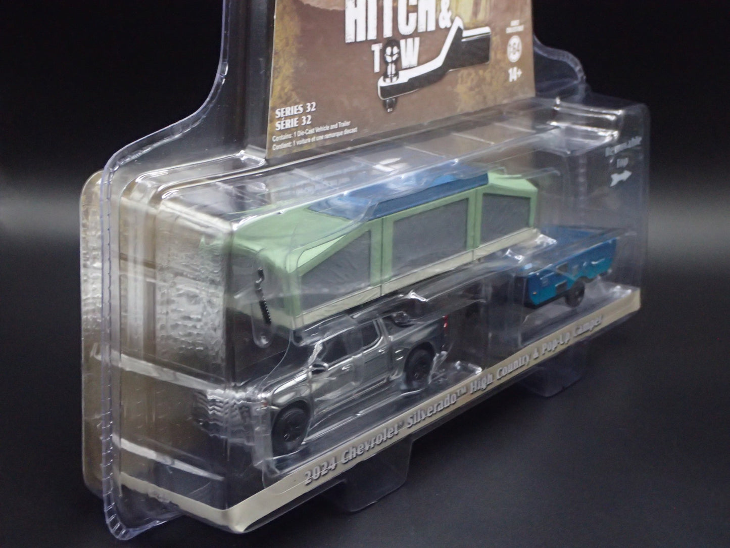2024 CHEVY SILVERADO & POP UP CAMPER 2025 GREENLIGHT CHROME CHASE HITCH & TOW 32