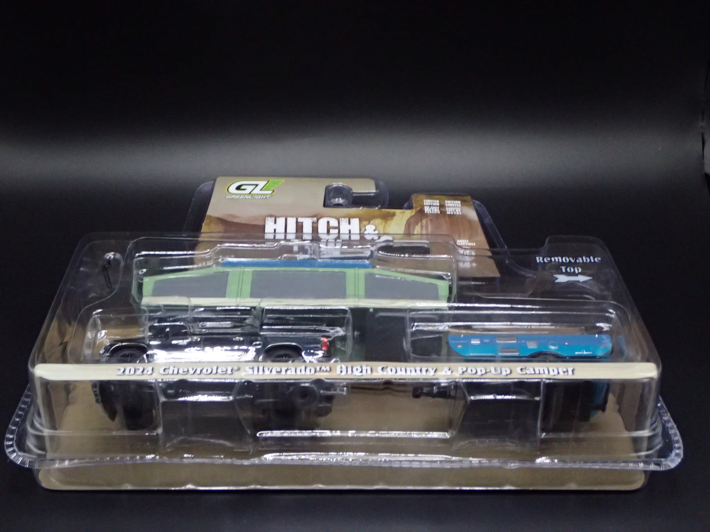 2024 CHEVY SILVERADO & POP UP CAMPER 2025 GREENLIGHT CHROME CHASE HITCH & TOW 32