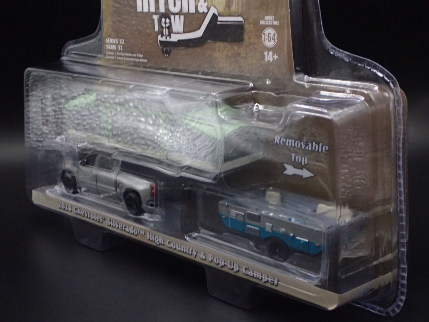 2024 CHEVY SILVERADO & POP UP CAMPER 2025 GREENLIGHT RAW CHASE HITCH & TOW 32