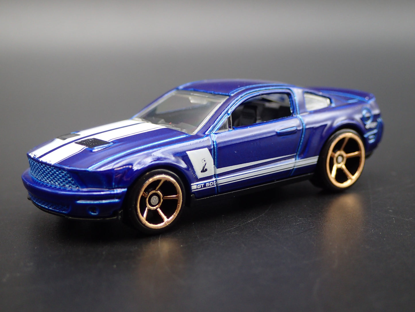 2007 07 FORD MUSTANG SHELBY GT500 BLUE 1:64 SCALE COLLECTIBLE DIECAST MODEL CAR