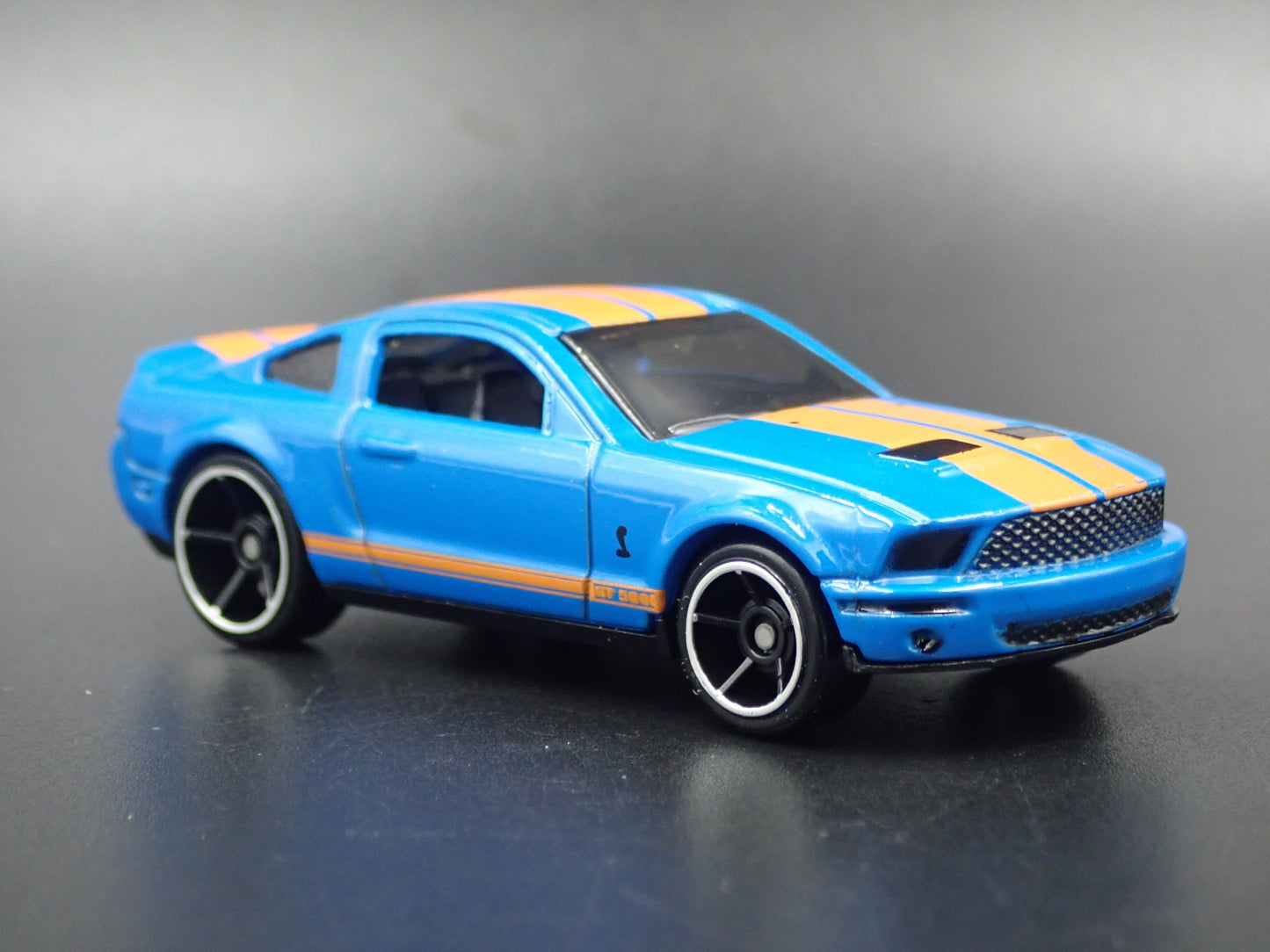 2007 07 FORD MUSTANG SHELBY GT500 BLUE 1:64 SCALE COLLECTIBLE DIECAST MODEL CAR