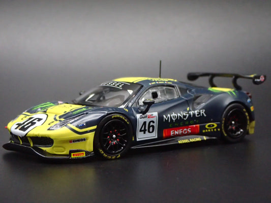 2015-2019 FERRARI 488 GT3 MONSTER ENERGY 2019 12H  1:64 SCALE DIECAST MODEL CAR