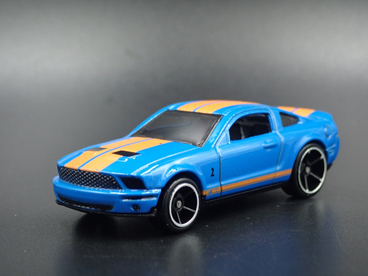 2007 07 FORD MUSTANG SHELBY GT500 BLUE 1:64 SCALE COLLECTIBLE DIECAST MODEL CAR
