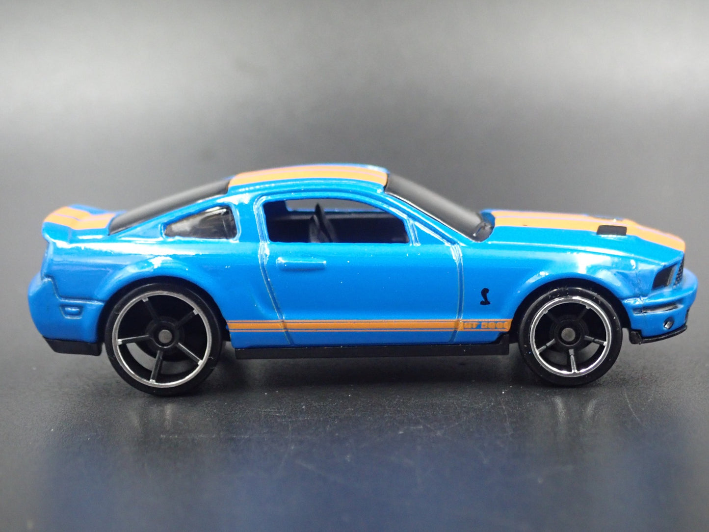2007 07 FORD MUSTANG SHELBY GT500 BLUE 1:64 SCALE COLLECTIBLE DIECAST MODEL CAR