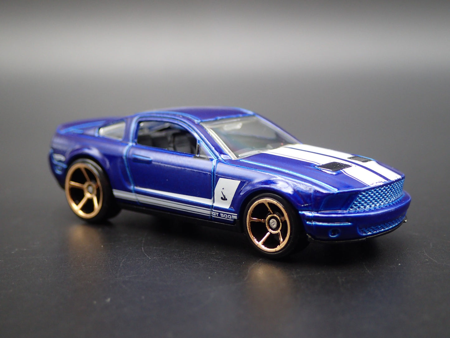 2007 07 FORD MUSTANG SHELBY GT500 BLUE 1:64 SCALE COLLECTIBLE DIECAST MODEL CAR