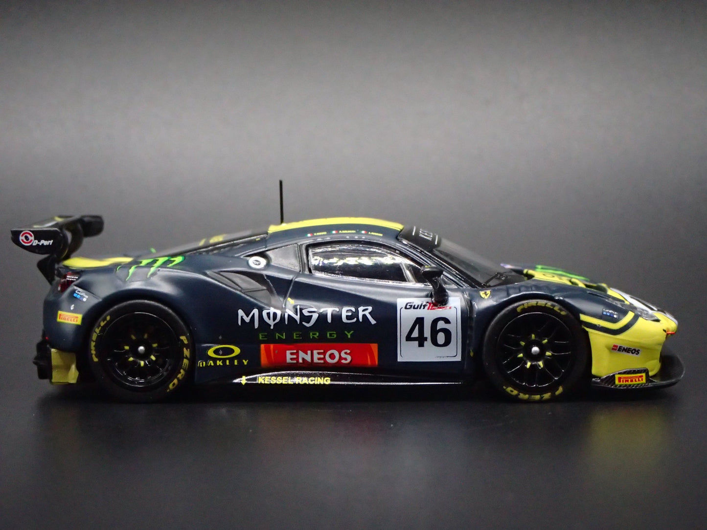 2015-2019 FERRARI 488 GT3 MONSTER ENERGY 2019 12H  1:64 SCALE DIECAST MODEL CAR