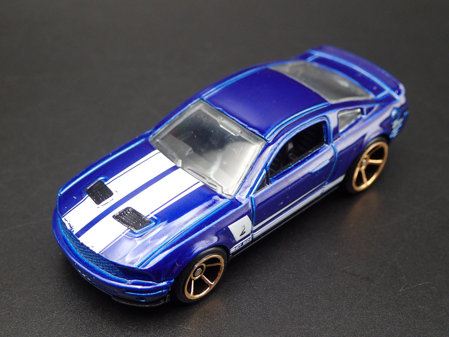 2007 07 FORD MUSTANG SHELBY GT500 BLUE 1:64 SCALE COLLECTIBLE DIECAST MODEL CAR