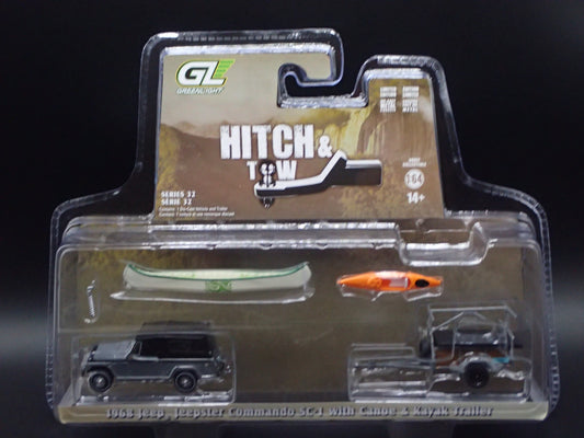 1968 JEEP JEEPSTER CANOE KAYAK TRAILER 2025 GREENLIGHT RAW CHASE HITCH & TOW 32