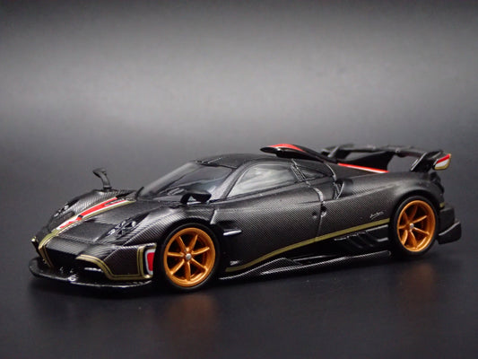 2020-2025 PAGANI IMOLA SUPERCAR MATT BLACK 1:64 SCALE DIORAMA DIECAST MODEL CAR