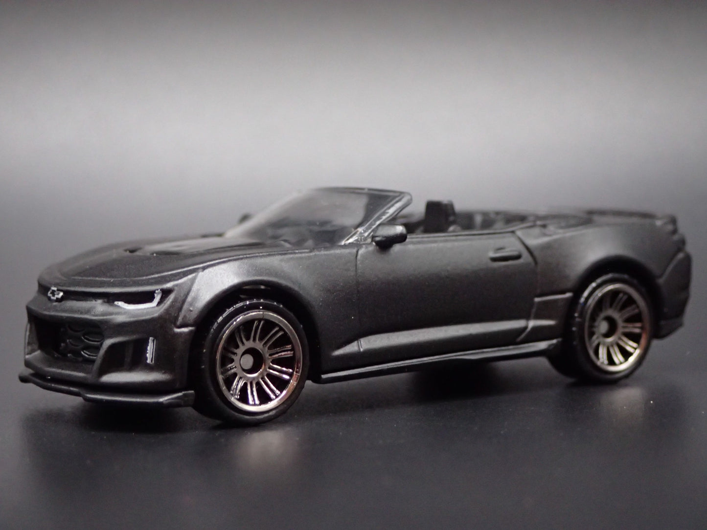 2016-2024 CHEVY CHEVROLET CAMARO CONVERTIBLE BLACK 1/64 SCALE DIECAST MODEL CAR