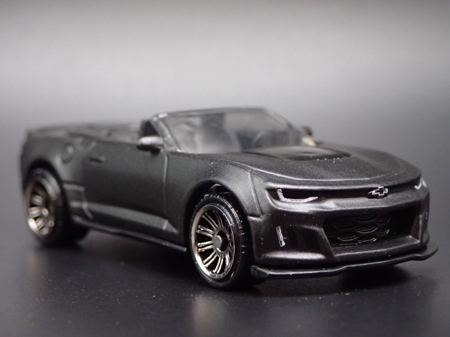 2016-2024 CHEVY CHEVROLET CAMARO CONVERTIBLE BLACK 1/64 SCALE DIECAST MODEL CAR