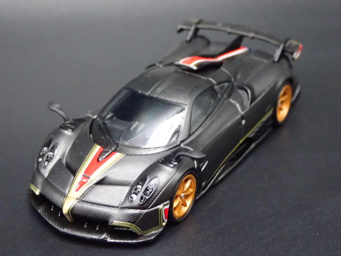2020-2025 PAGANI IMOLA SUPERCAR MATT BLACK 1:64 SCALE DIORAMA DIECAST MODEL CAR