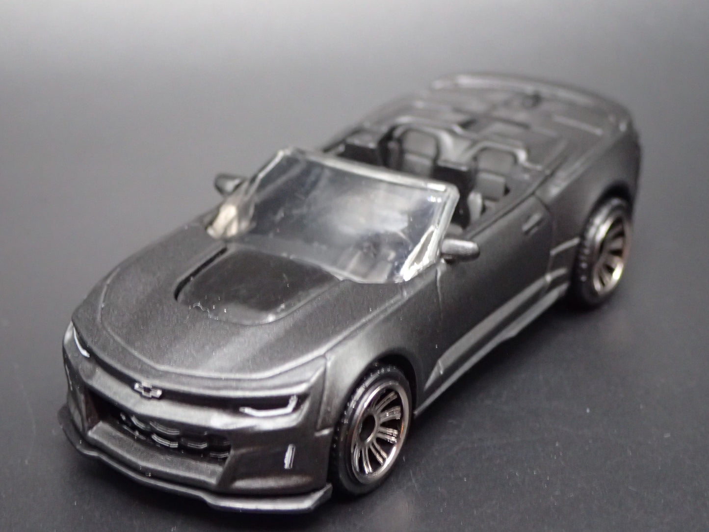 2016-2024 CHEVY CHEVROLET CAMARO CONVERTIBLE BLACK 1/64 SCALE DIECAST MODEL CAR