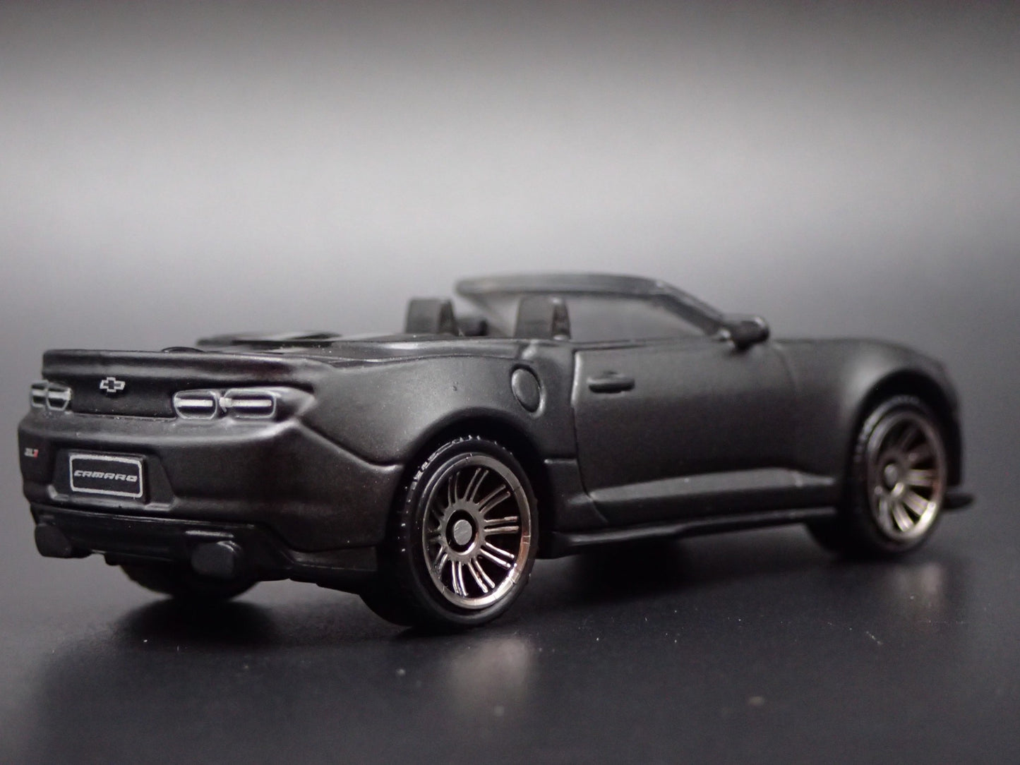 2016-2024 CHEVY CHEVROLET CAMARO CONVERTIBLE BLACK 1/64 SCALE DIECAST MODEL CAR