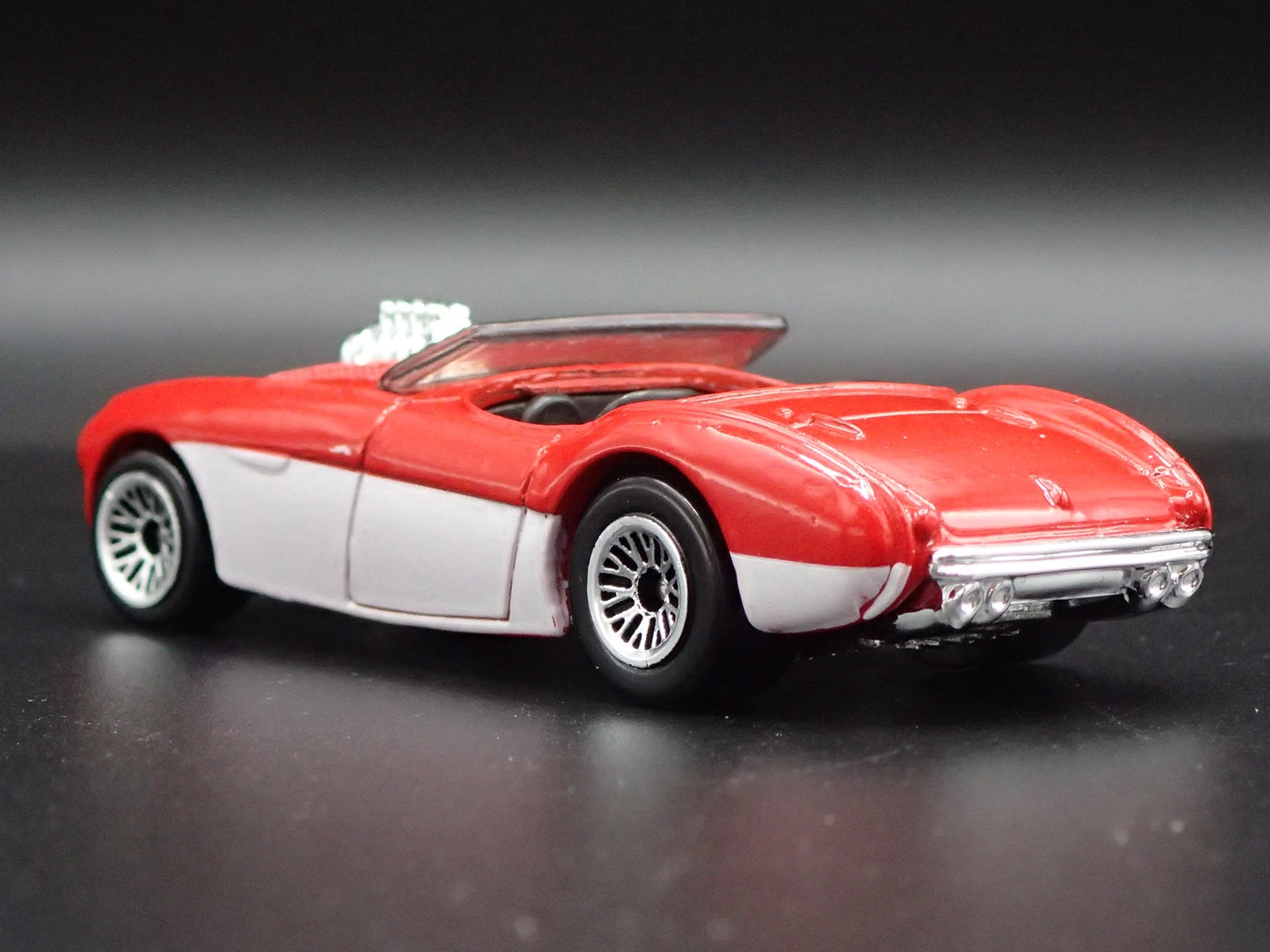 1953-1956 AUSTIN HEALEY ROADSTER CONVERTIBLE RED 1:64 SCALE DIECAST MODEL CAR