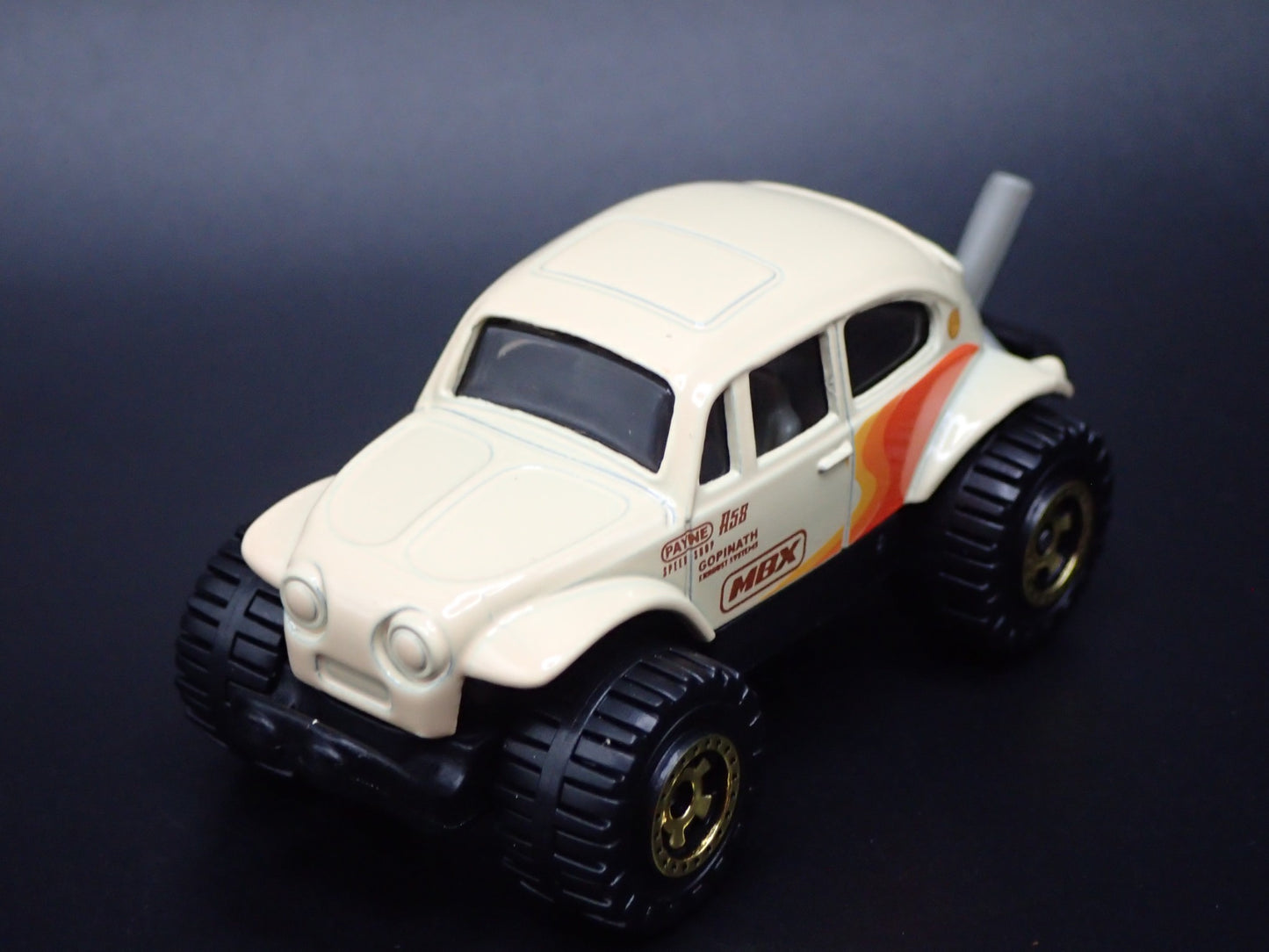 VW VOLKSWAGEN BAJA BEETLE BUG 4X4 CREAM 1:64 SCALE DIORAMA DIECAST MODEL CAR