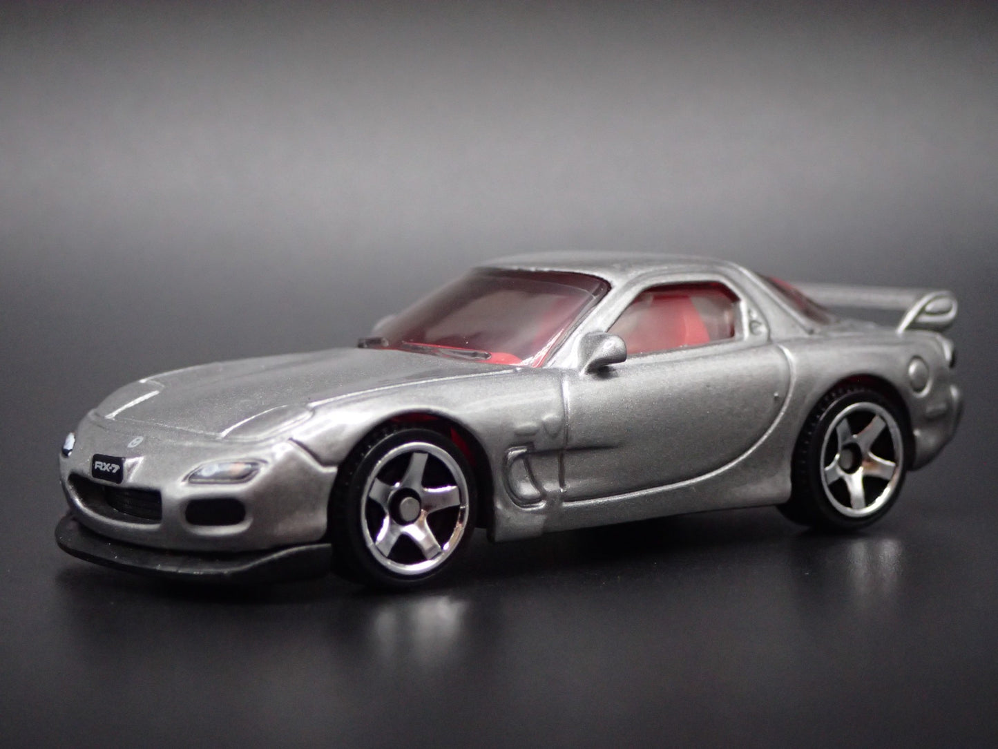 1998-2002 MAZDA RX7 JDM SILVER 1:64 SCALE COLLECTIBLE DIORAMA DIECAST MODEL CAR