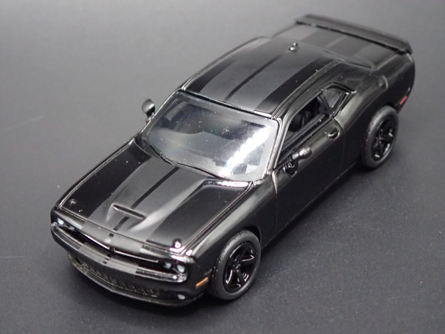 2008-2023 DODGE CHALLENGER RT BLACK RARE 1/64 SCALE DIORAMA DIECAST MODEL CAR