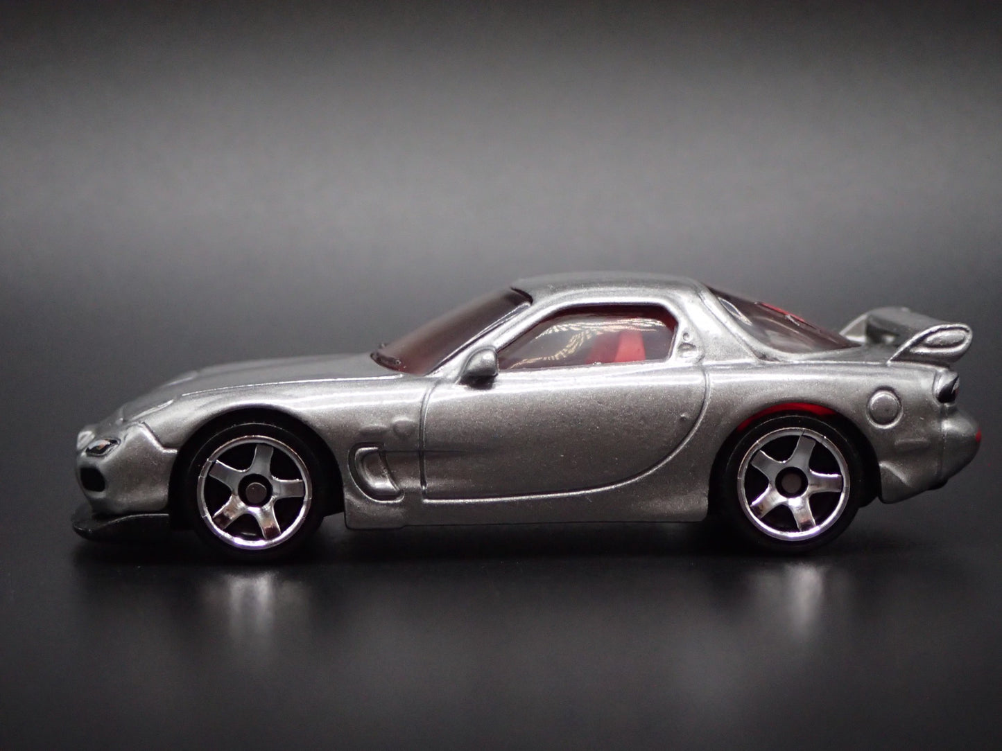 1998-2002 MAZDA RX7 JDM SILVER 1:64 SCALE COLLECTIBLE DIORAMA DIECAST MODEL CAR