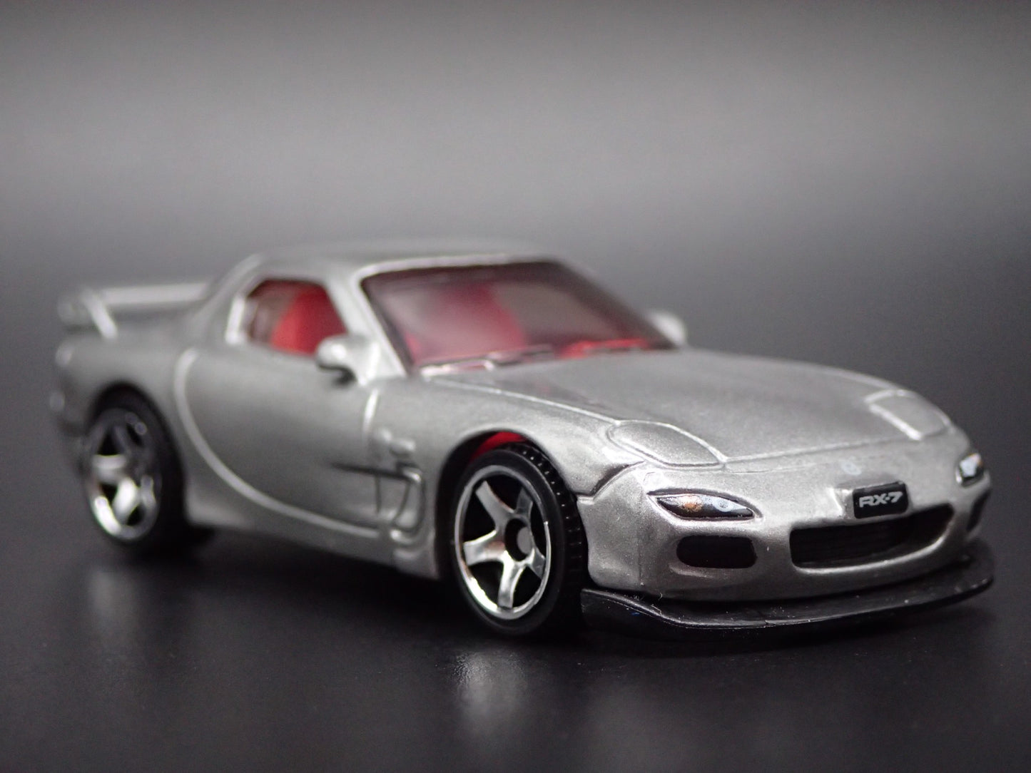 1998-2002 MAZDA RX7 JDM SILVER 1:64 SCALE COLLECTIBLE DIORAMA DIECAST MODEL CAR