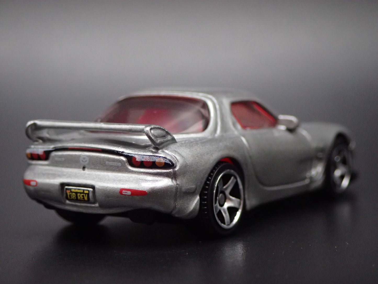 1998-2002 MAZDA RX7 JDM SILVER 1:64 SCALE COLLECTIBLE DIORAMA DIECAST MODEL CAR
