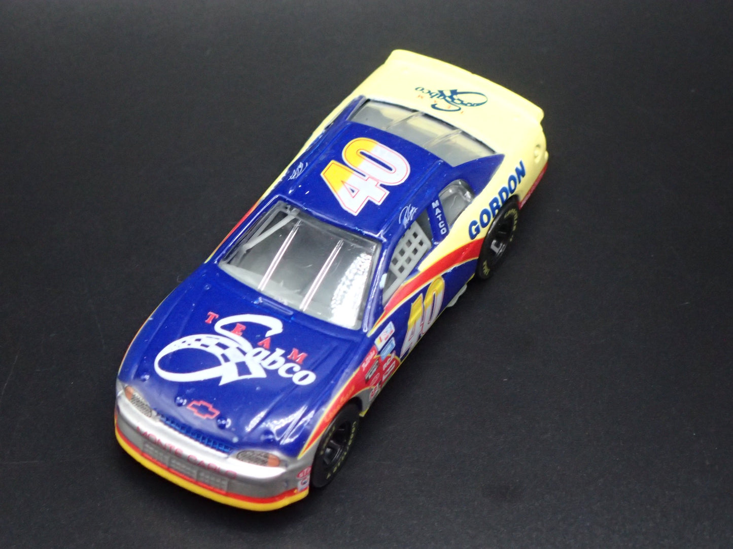 1997 97 CHEVROLET MONTE CARLO 40 ROBBY GORDON NASCAR 1:64 DIECAST MODEL CAR