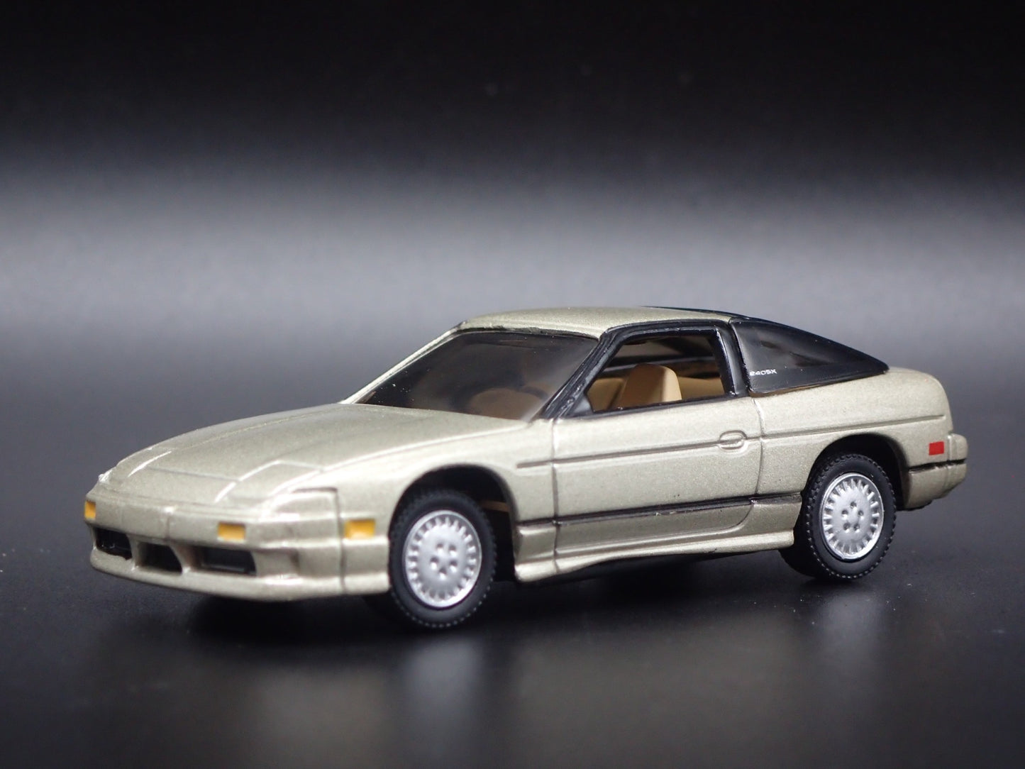 1989-1998 NISSAN 240SX TAN RARE 1:64 SCALE COLLECTIBLE DIORAMA DIECAST MODEL CAR