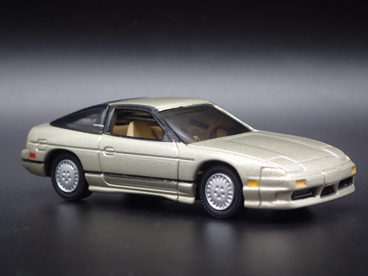 1989-1998 NISSAN 240SX TAN RARE 1:64 SCALE COLLECTIBLE DIORAMA DIECAST MODEL CAR