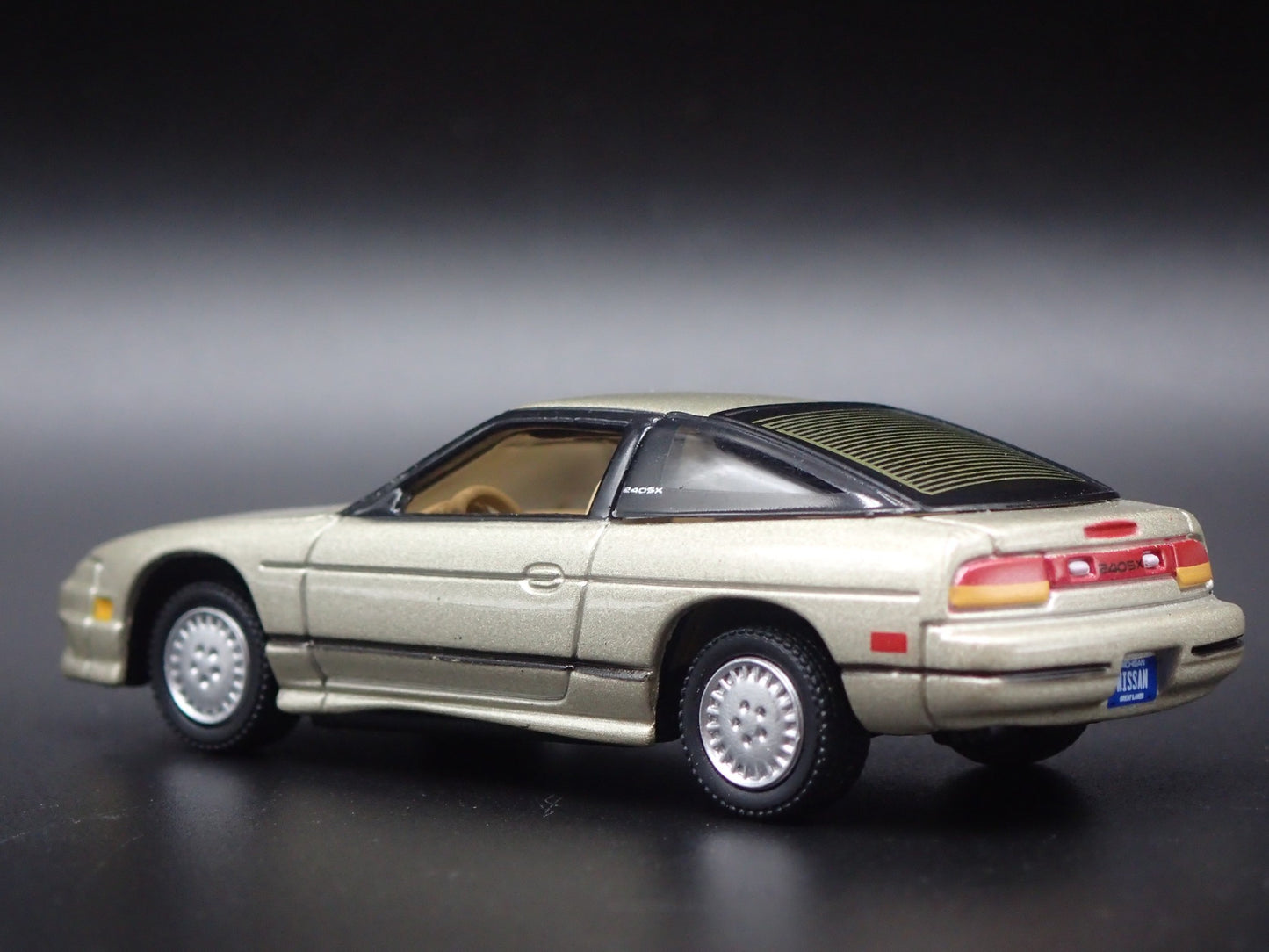 1989-1998 NISSAN 240SX TAN RARE 1:64 SCALE COLLECTIBLE DIORAMA DIECAST MODEL CAR