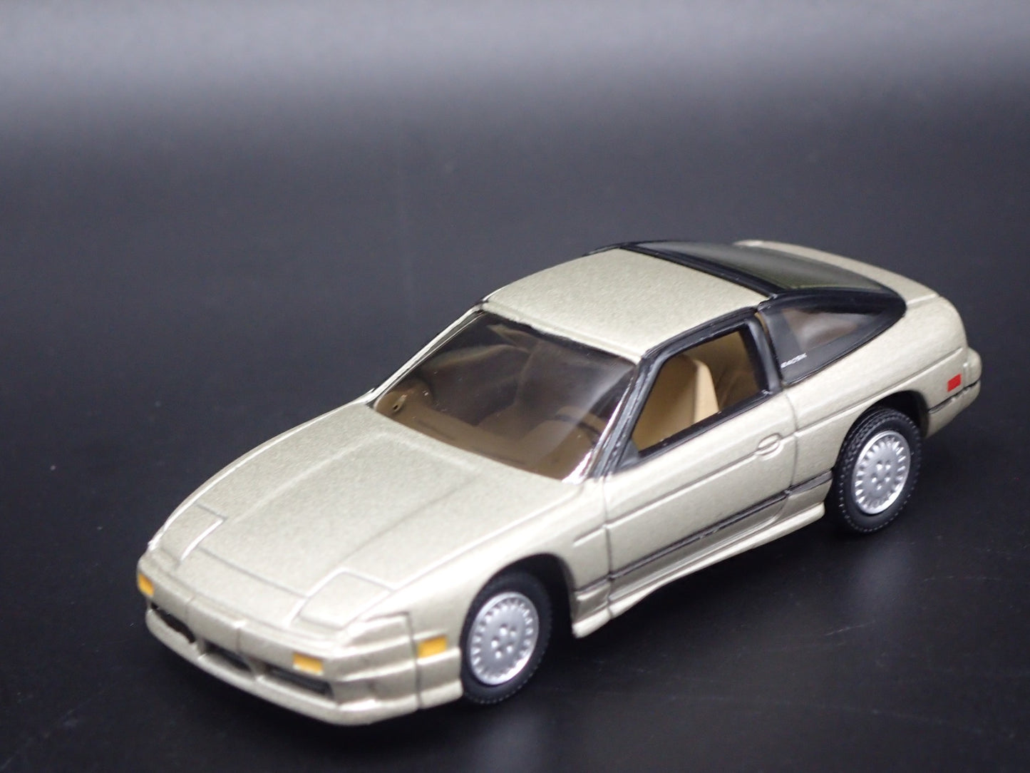 1989-1998 NISSAN 240SX TAN RARE 1:64 SCALE COLLECTIBLE DIORAMA DIECAST MODEL CAR
