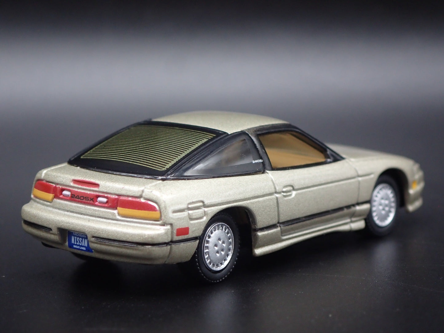 1989-1998 NISSAN 240SX TAN RARE 1:64 SCALE COLLECTIBLE DIORAMA DIECAST MODEL CAR