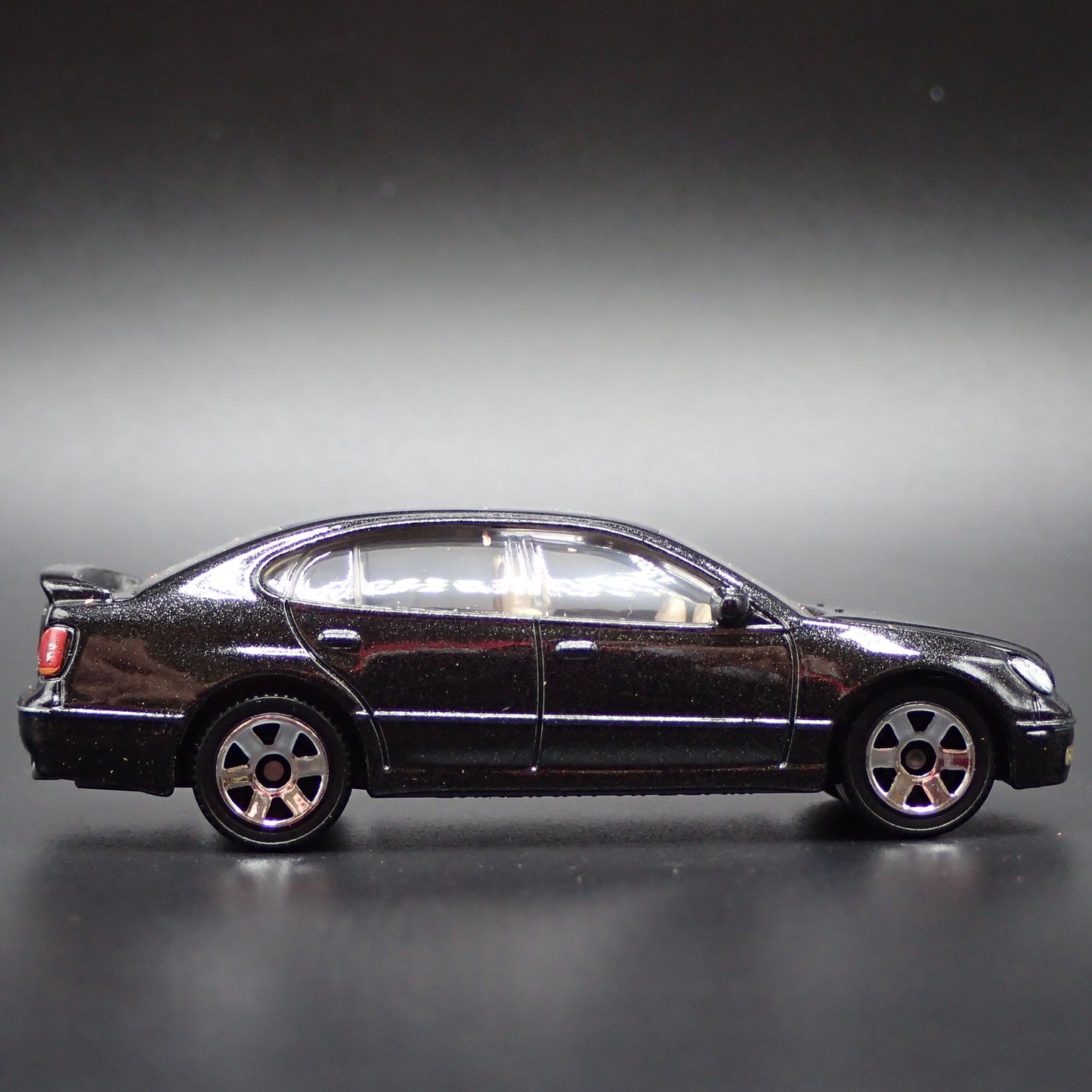 2004 04 LEXUS GS400 4 DOOR BLACK 1/64 SCALE DIORAMA DIECAST MODEL CAR