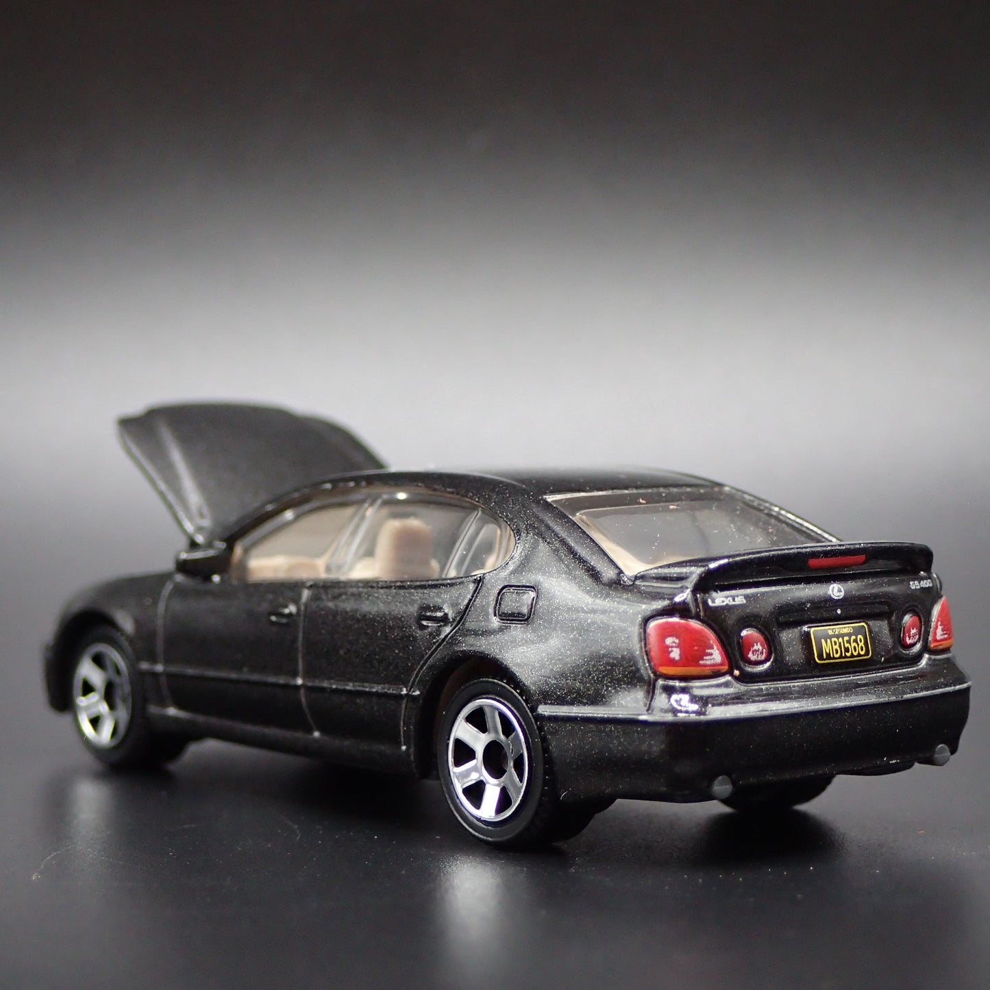 2004 04 LEXUS GS400 4 DOOR BLACK 1/64 SCALE DIORAMA DIECAST MODEL CAR
