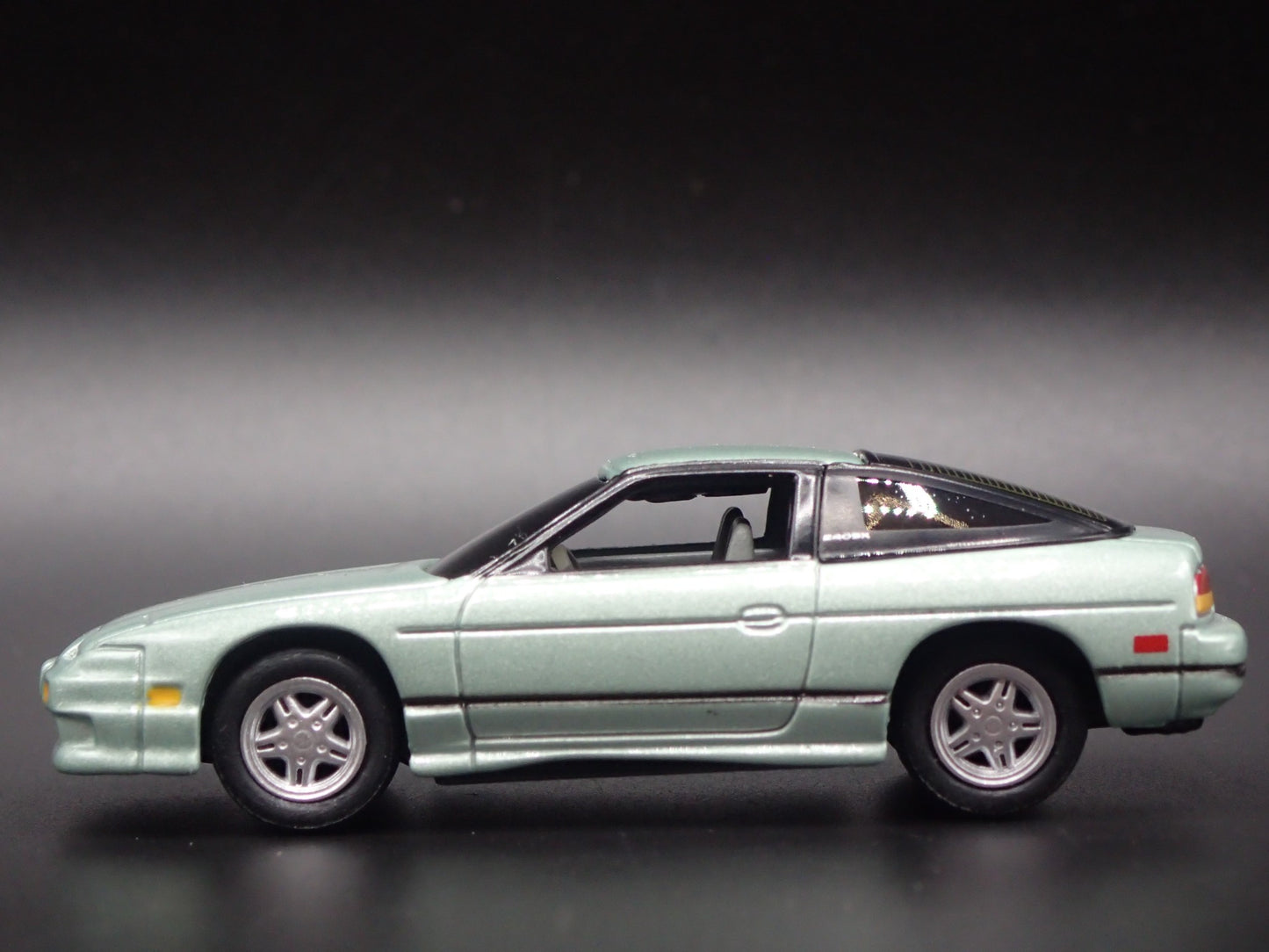 1989-1998 NISSAN 240SX GREEN 1:64 SCALE COLLECTIBLE DIORAMA DIECAST MODEL CAR