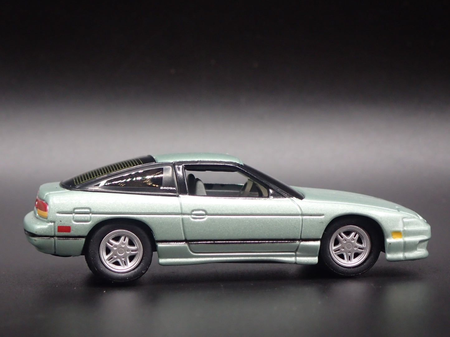1989-1998 NISSAN 240SX GREEN 1:64 SCALE COLLECTIBLE DIORAMA DIECAST MODEL CAR