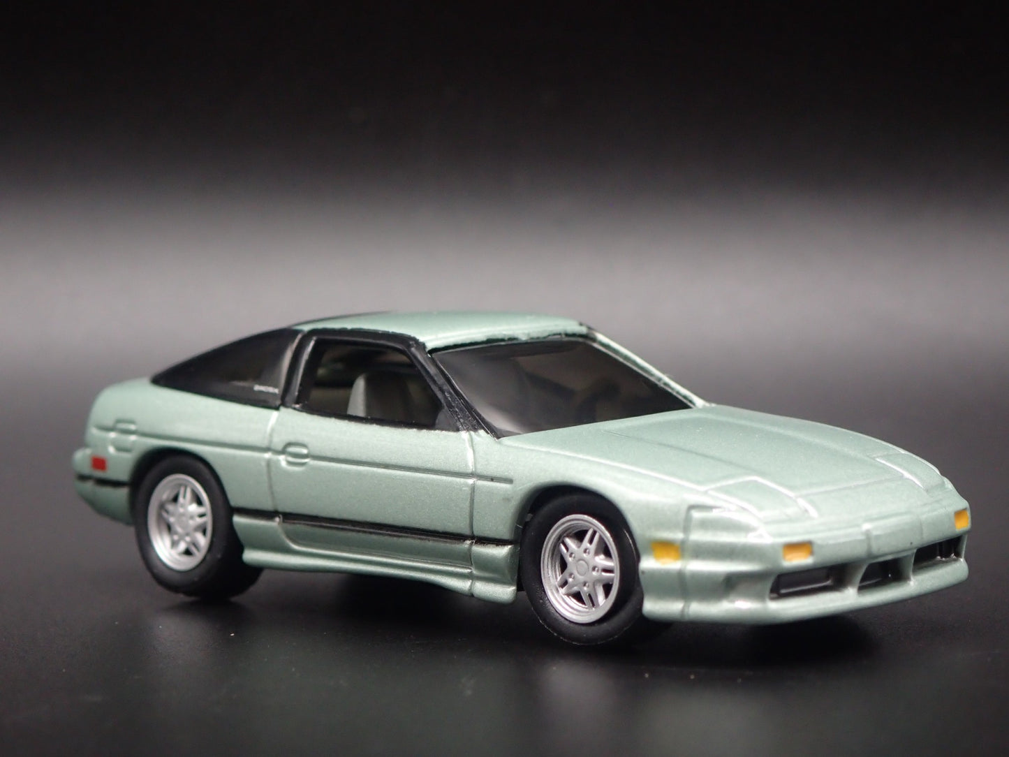 1989-1998 NISSAN 240SX GREEN 1:64 SCALE COLLECTIBLE DIORAMA DIECAST MODEL CAR