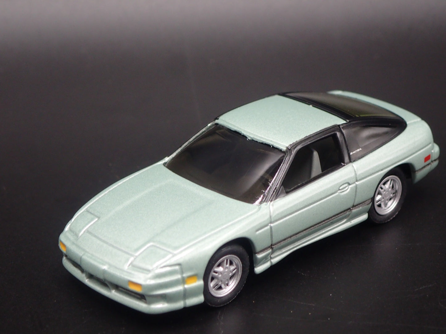 1989-1998 NISSAN 240SX GREEN 1:64 SCALE COLLECTIBLE DIORAMA DIECAST MODEL CAR