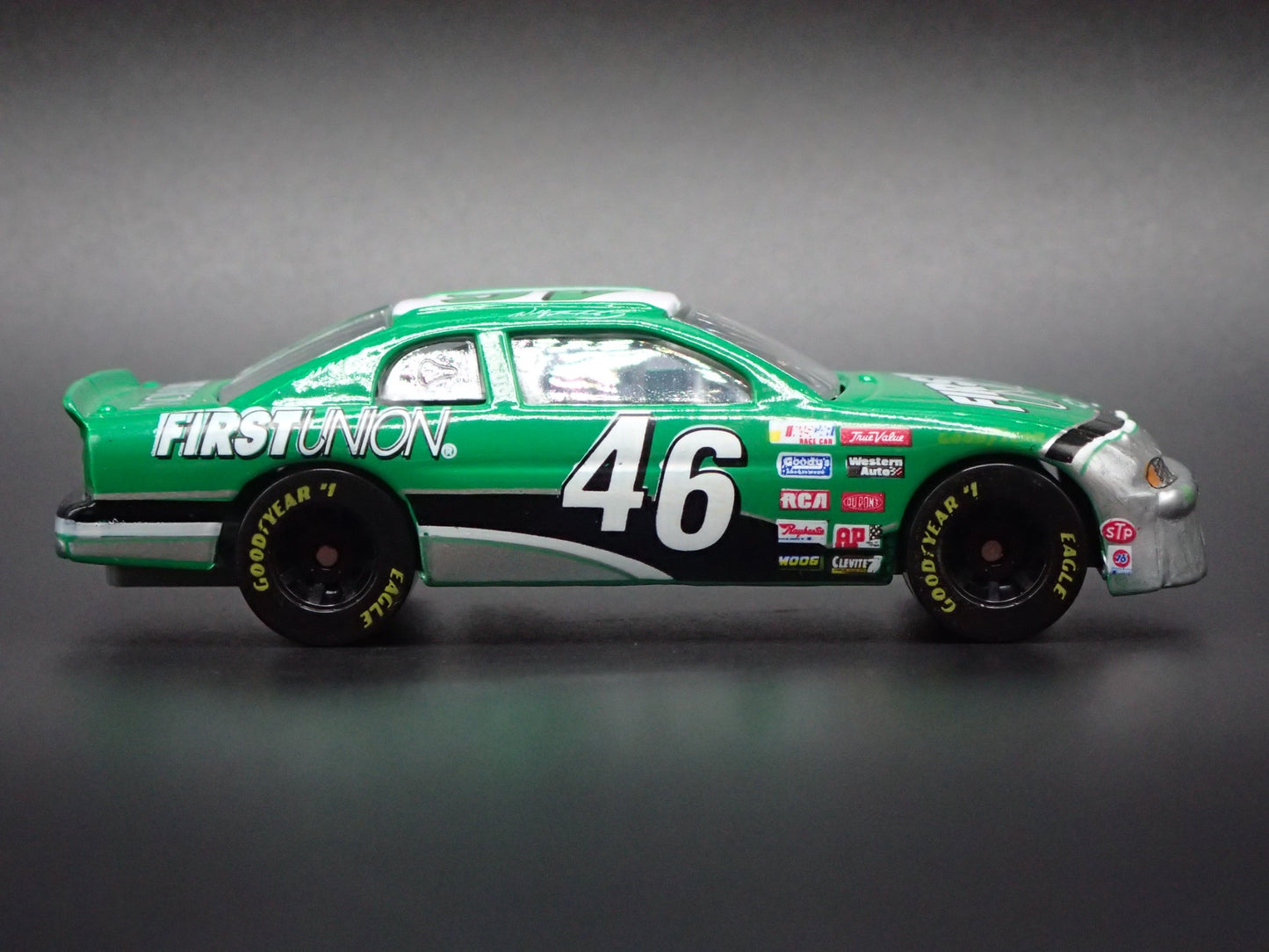 1997 97 CHEVROLET MONTE CARLO 46 WALLY DALLENBACH NASCAR 1:64 SCALE DIECAST CAR