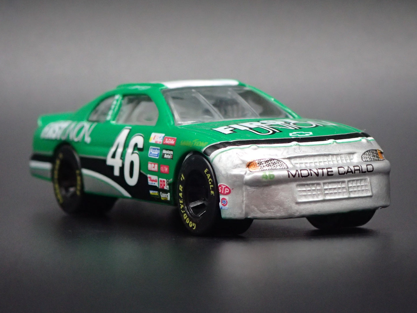 1997 97 CHEVROLET MONTE CARLO 46 WALLY DALLENBACH NASCAR 1:64 SCALE DIECAST CAR