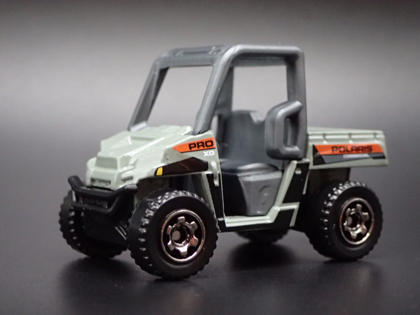 2023-2026 POLARIS RANGER EV OFF ROAD GRAY 1/64 SCALE DIORAMA DIECAST MODEL CAR