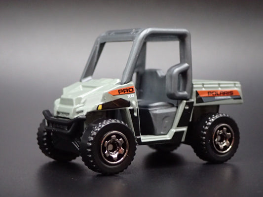 2023-2026 POLARIS RANGER EV OFF ROAD GRAY 1/64 SCALE DIORAMA DIECAST MODEL CAR