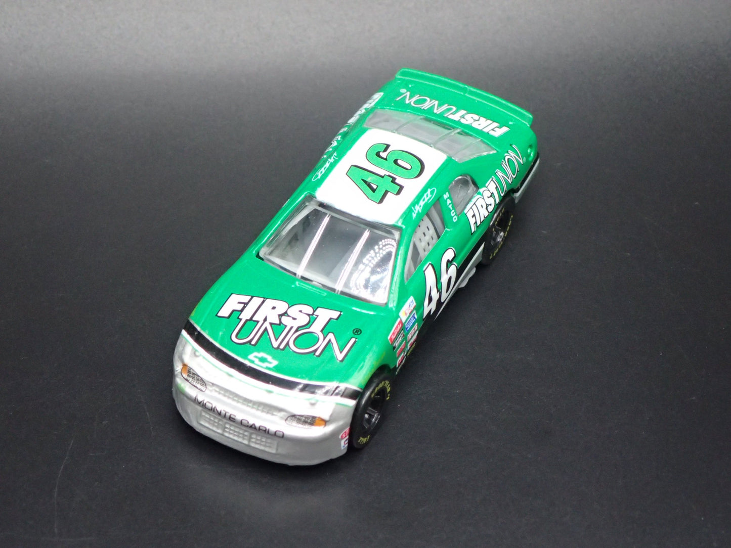 1997 97 CHEVROLET MONTE CARLO 46 WALLY DALLENBACH NASCAR 1:64 SCALE DIECAST CAR