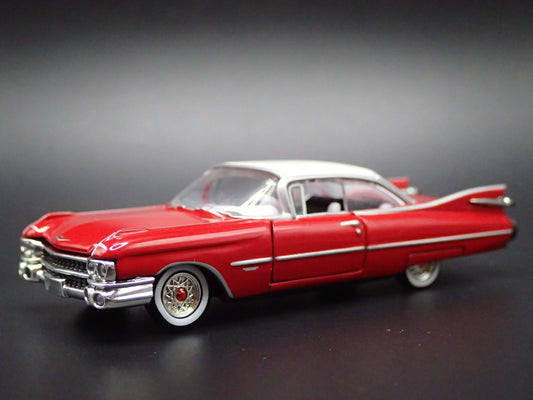 1959 59 CADILLAC SERIES 62 RED 1:64 SCALE COLLECTIBLE DIORAMA DIECAST MODEL CAR
