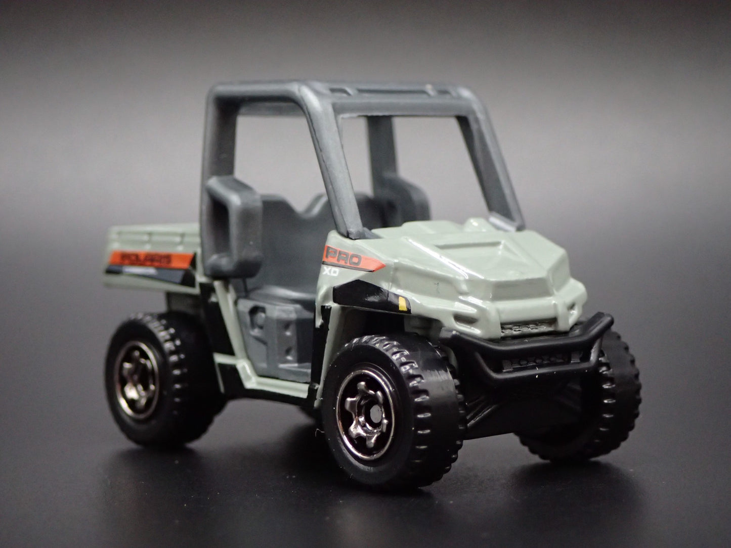 2023-2026 POLARIS RANGER EV OFF ROAD GRAY 1/64 SCALE DIORAMA DIECAST MODEL CAR