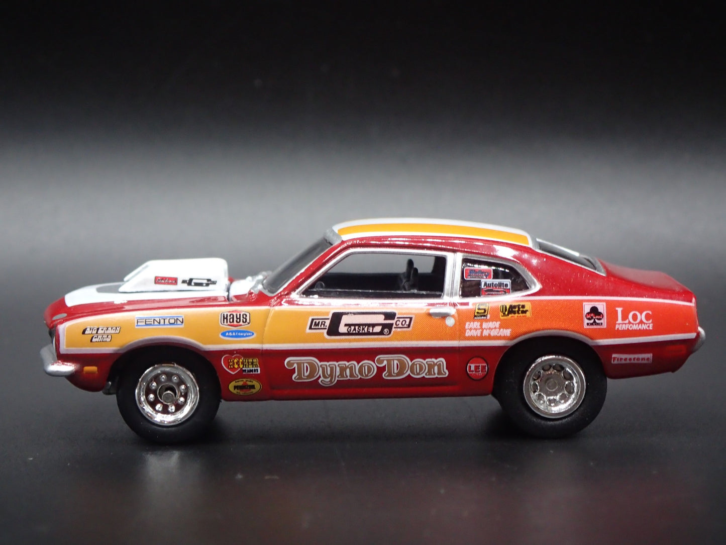 1970 70 FORD MAVERICK MR GASKET CO DON NICHOLSON 1:64 SCALE DIECAST MODEL CAR