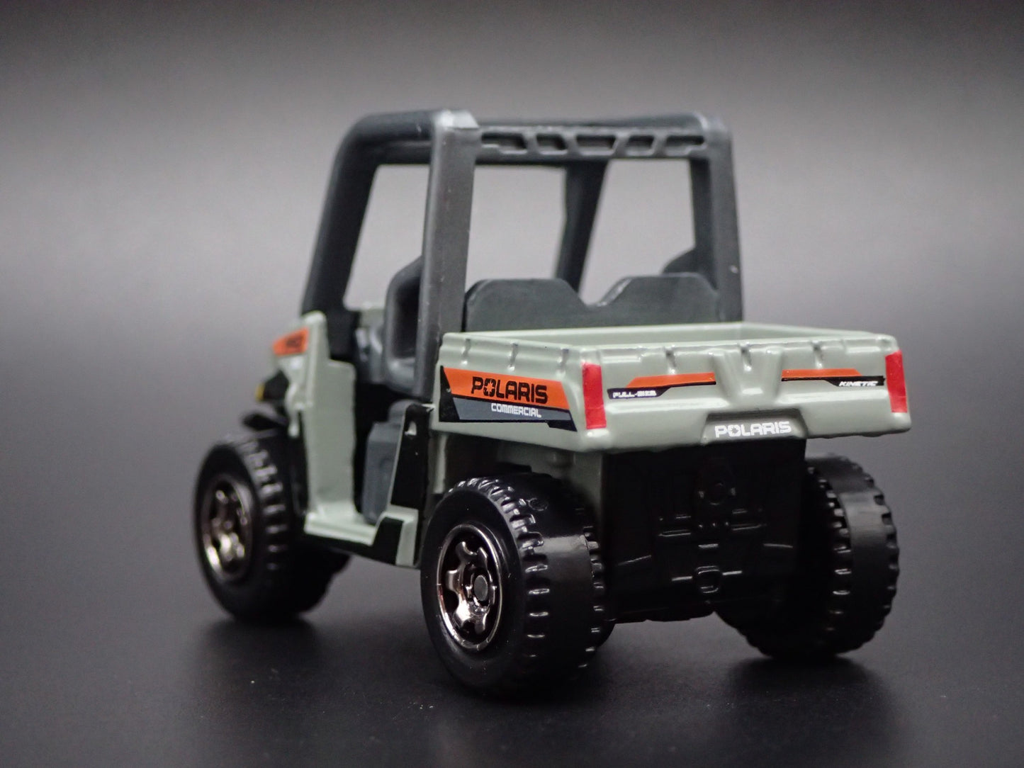 2023-2026 POLARIS RANGER EV OFF ROAD GRAY 1/64 SCALE DIORAMA DIECAST MODEL CAR