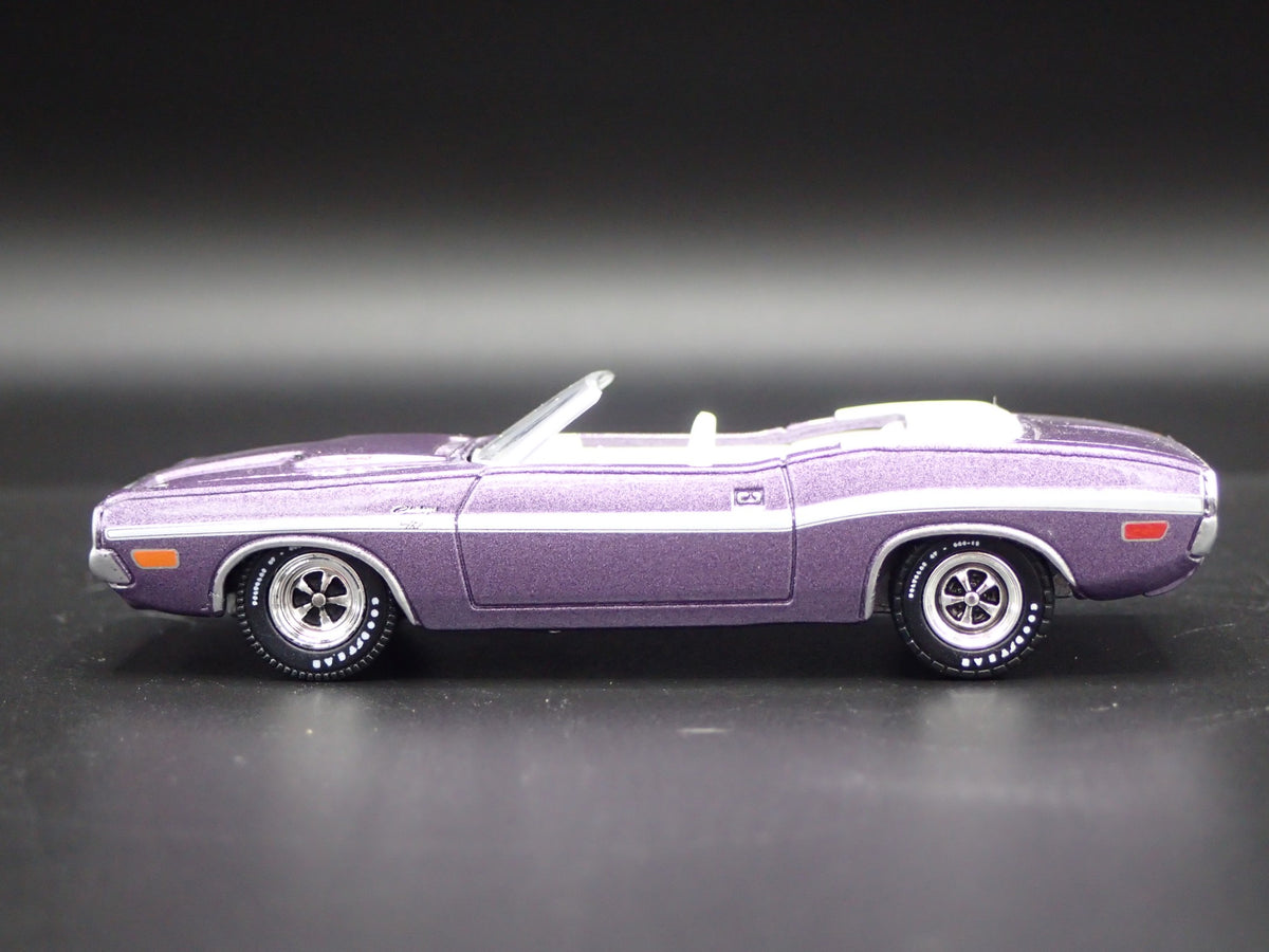 1970 70 DODGE CHALLENGER RT HEMI CONVERTIBLE RARE 1:64 SCALE DIECAST MODEL CAR-Burning Rubber Toy Company